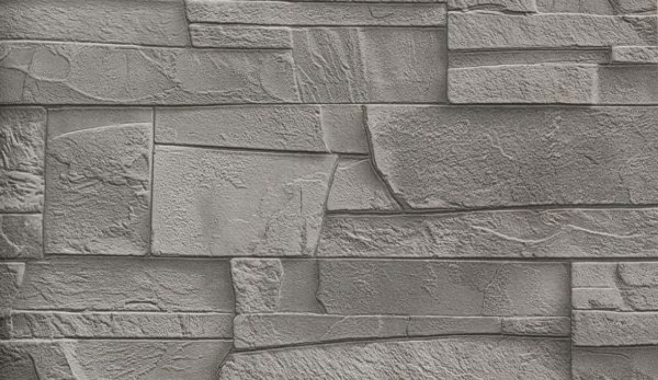 Papel de parede: Papel imita uma composição de pedras brancas. Na Decormade, R$ 450 o rolo com 5 m²