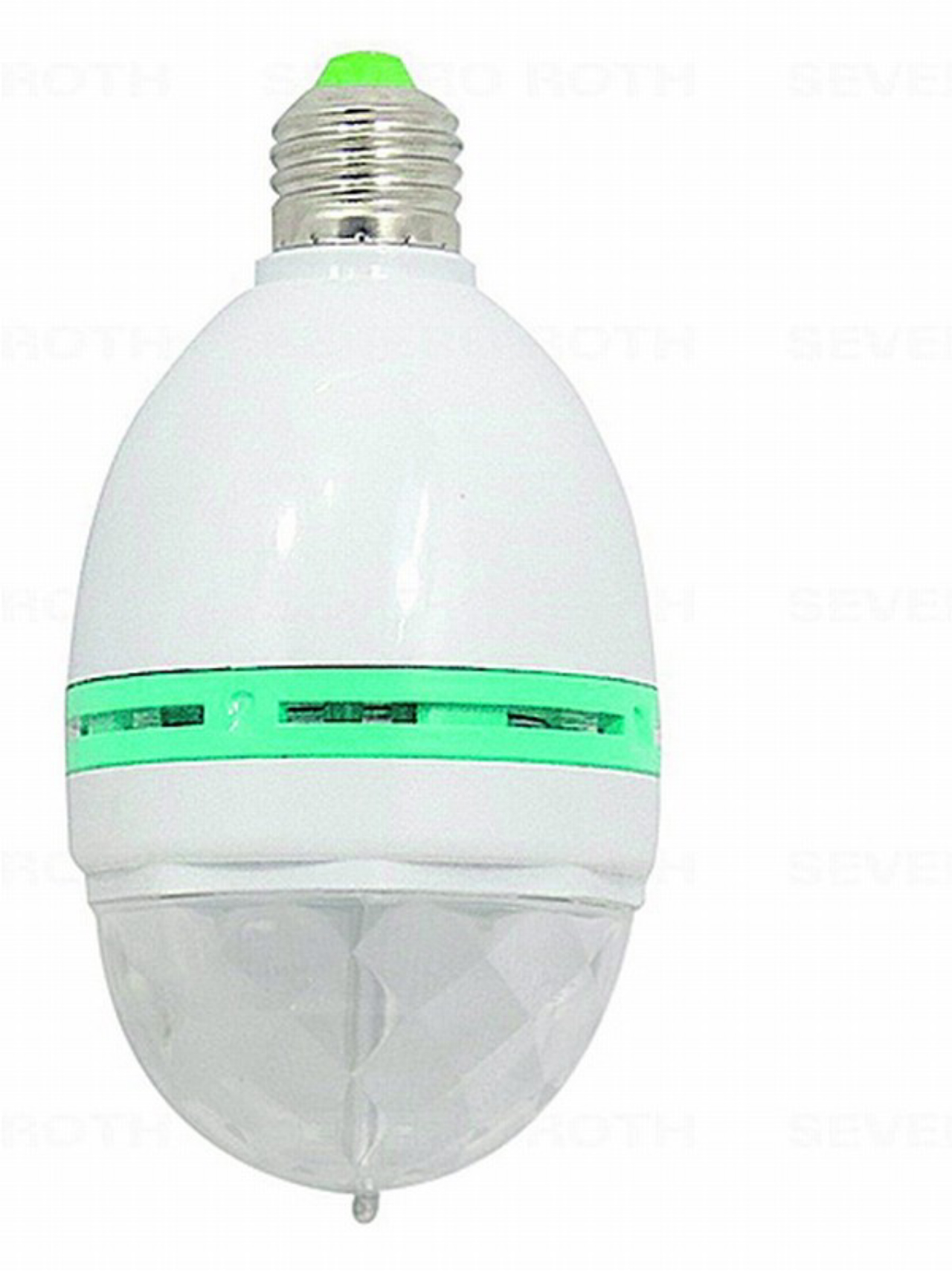 Crie sua própria baladinha em casa com essa lâmpada de LED colorida e giratória bi-volt. Na Nudel Mania, R$ 29,90