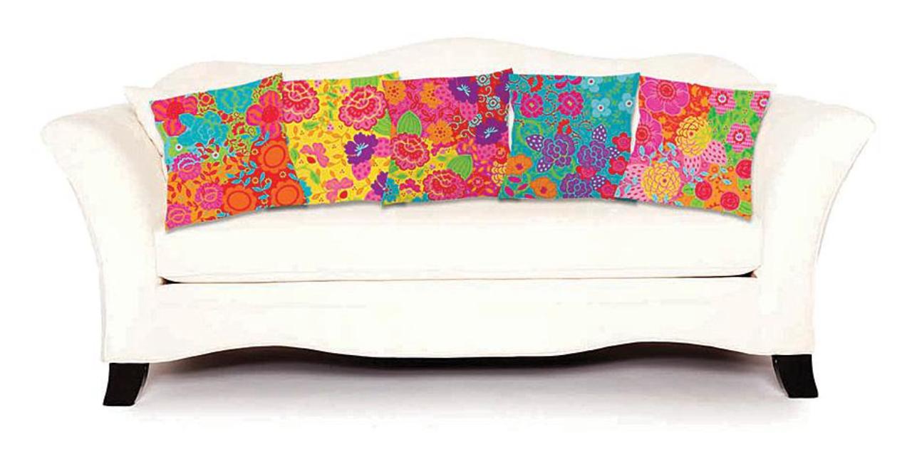 Linha de almofadas da artista carioca Bebel Franco