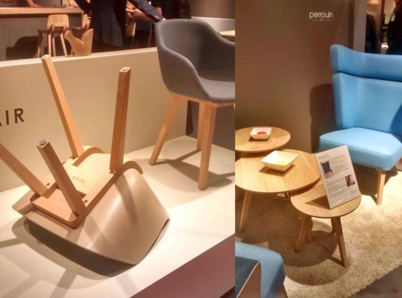 Muita madeira no Salão do Móvel de Milão