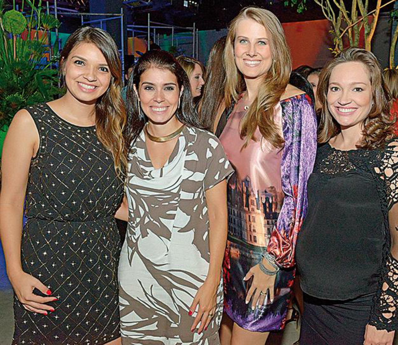 As arquitetas Carolina Posanske, Mariana Stockler, Caroline Andrusko e Eliza Shuchovski