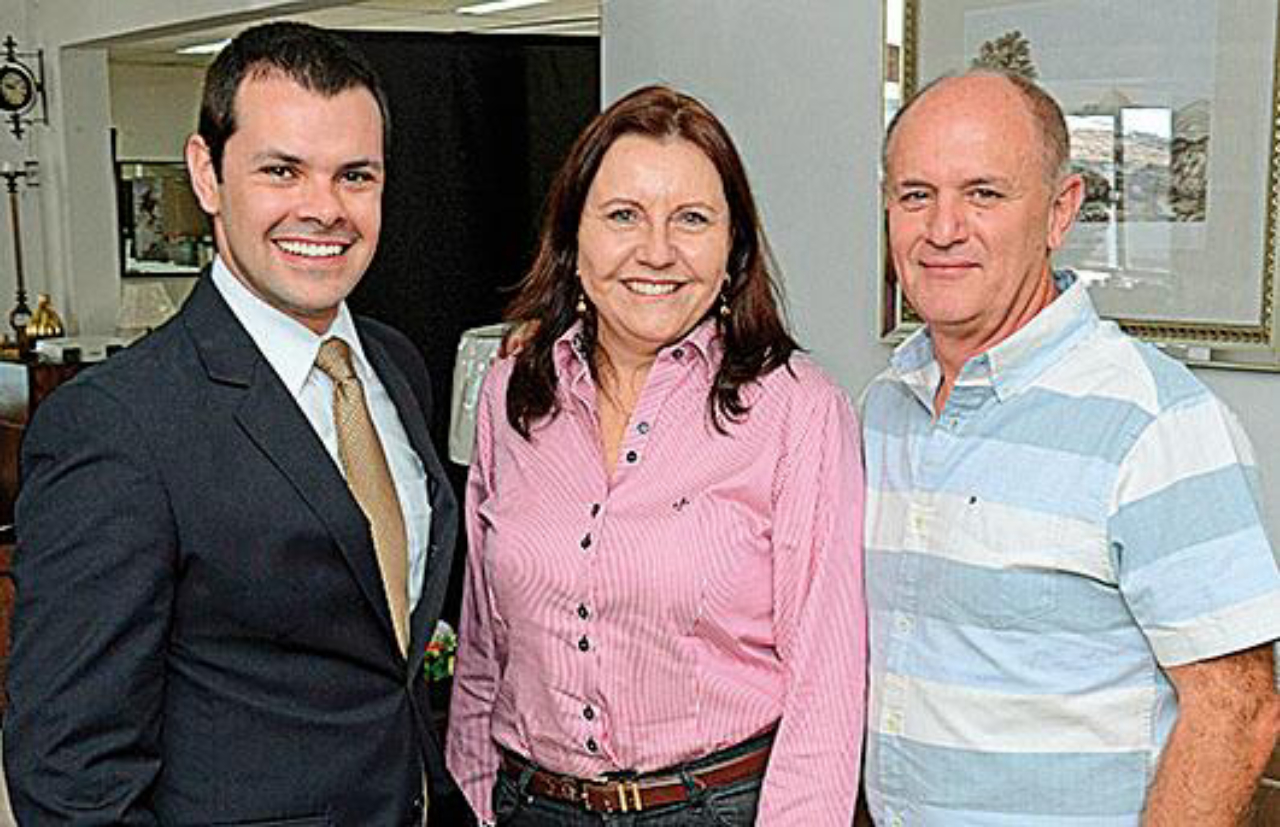 Leonardo Grisotto, Rosi Guelmann e Élio Mazarotto.