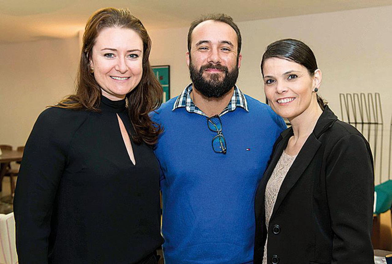 ngrid Moskalewski, Guilherme Vaz de Mello e Andréa Sorgenfrei.