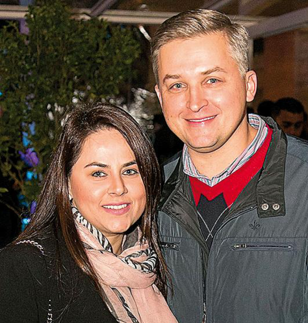 O casal Érika Linzmeyer e Edson Rodrigo Linzmeyer.