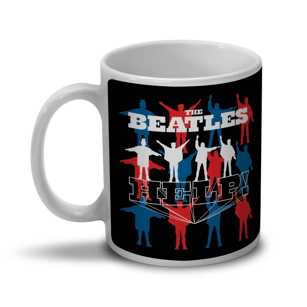 Caneca The Beatles - Help!, na The Beatles Store, R$ 34,80.