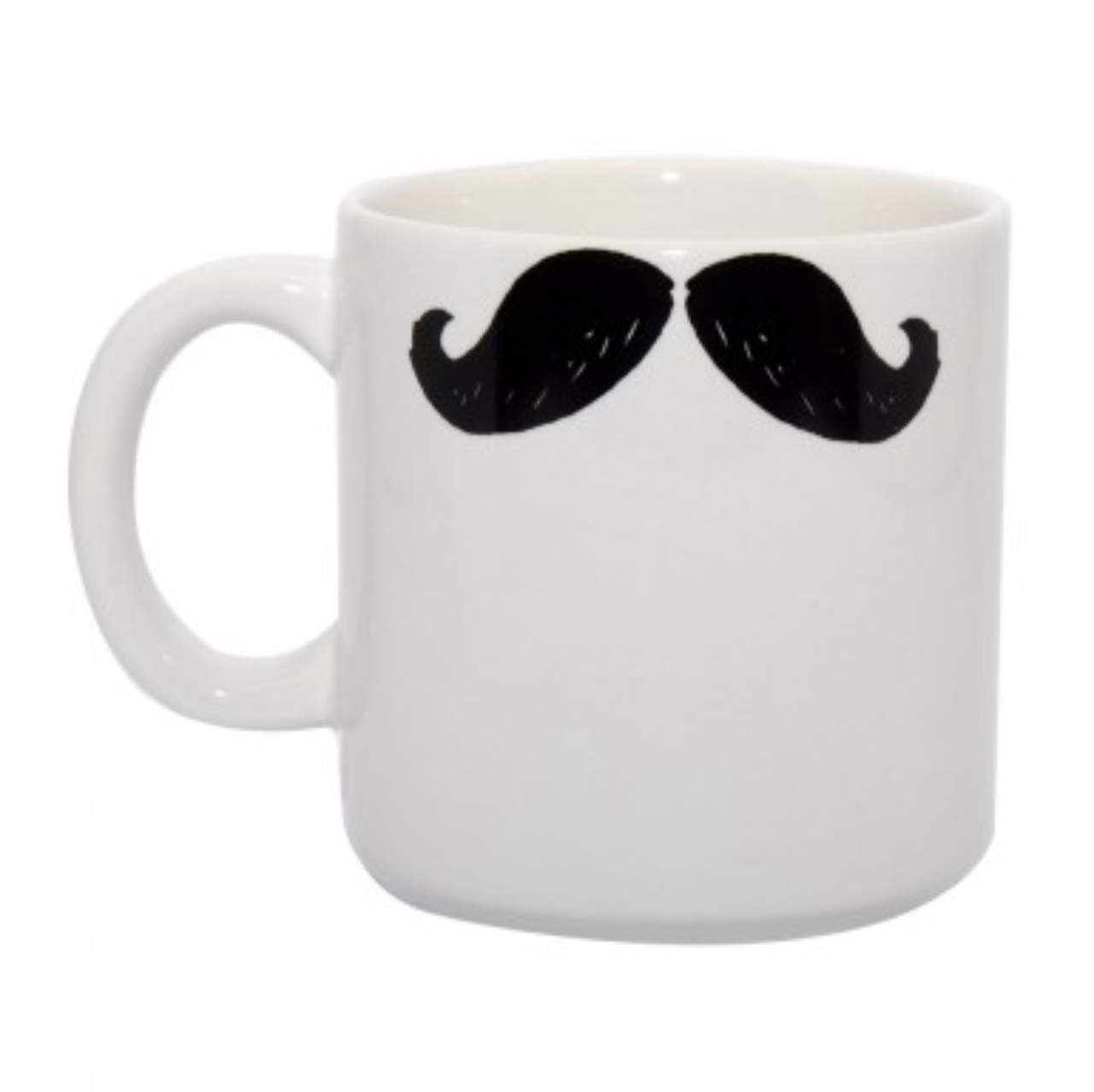 Caneca bigode mexicano. Na Canecaria, R$ 32.