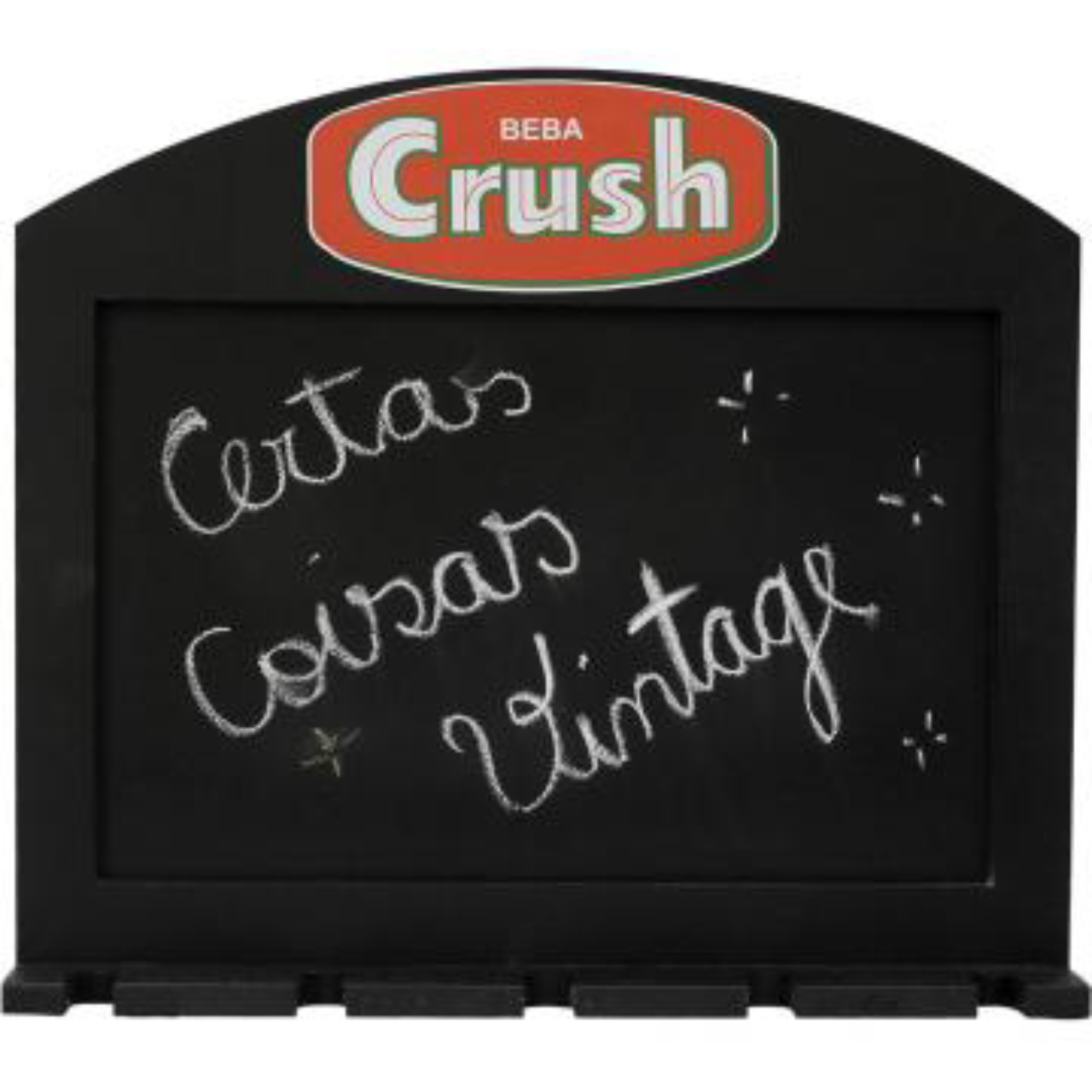Suporte para taças com quadro negro Crush. Na Certas Coisas Vintage, R$ 120.