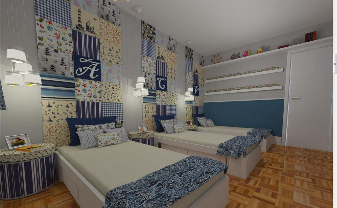 Quarto batizado de "estrelas do mar" será decorado pelo escritório Leal Ribas. 