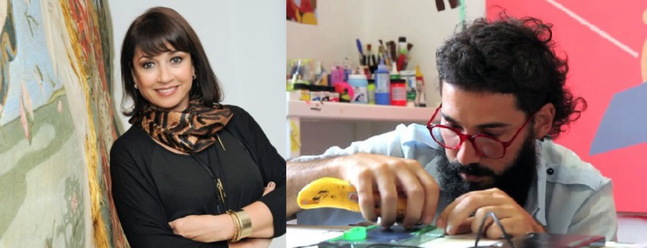 Primeiro workshop da Haus receberá a galerista Zilda Fraletti e o artista plástico André Mendes para um bate-papo sobre obras de arte e o mercado de aquisições. Fotos: Gerson Lima/Casa Sul 30 anos/Reprodução e André Mendes/Divulgação