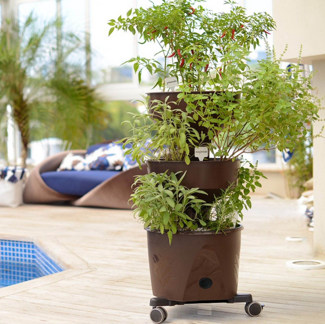 Horta vertical auto irrigável. Na Toca do verde, R$ 297.