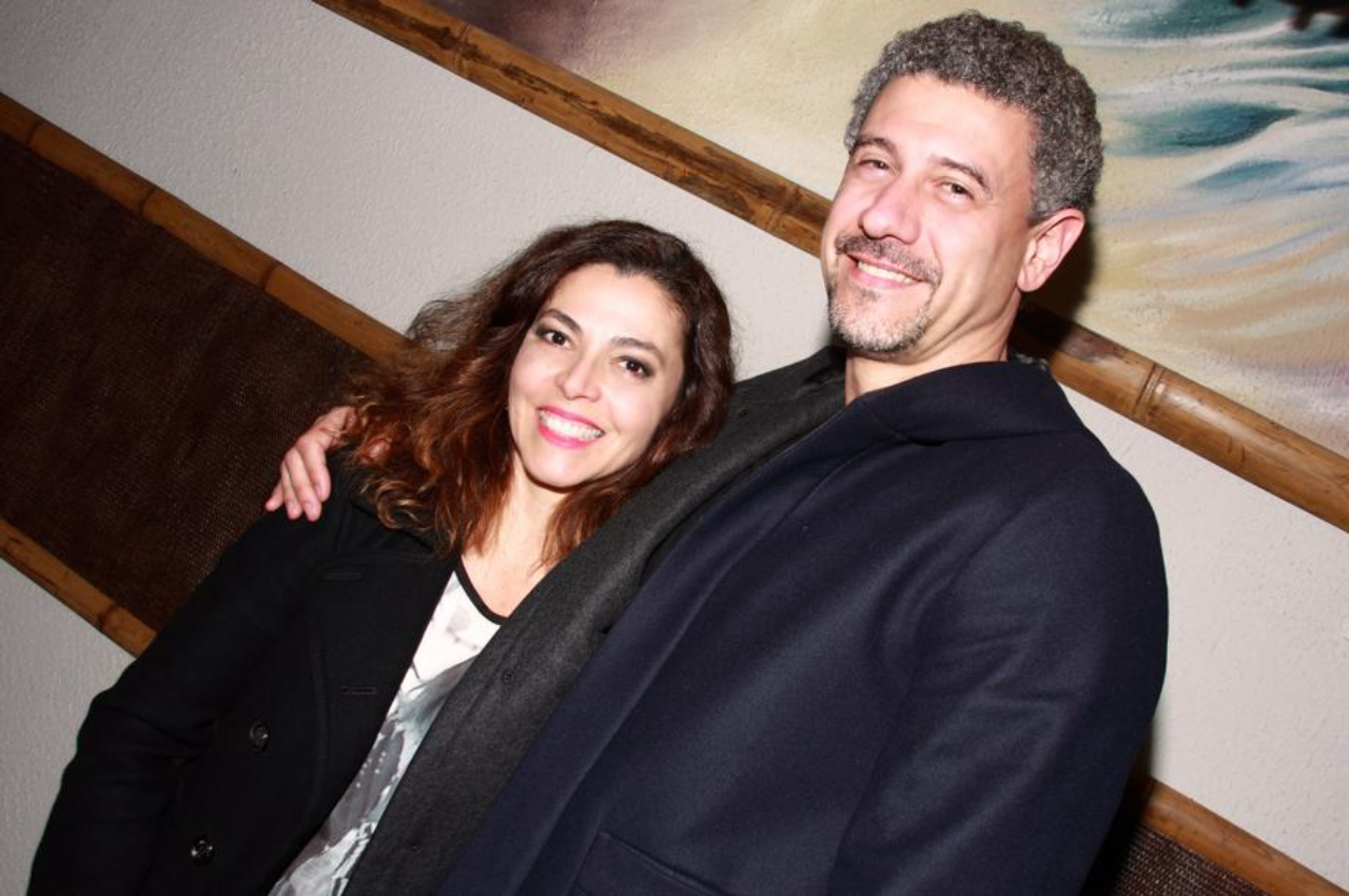 Maria Angélica Coimbra Pinto e o arquiteto Gustavo Pinto