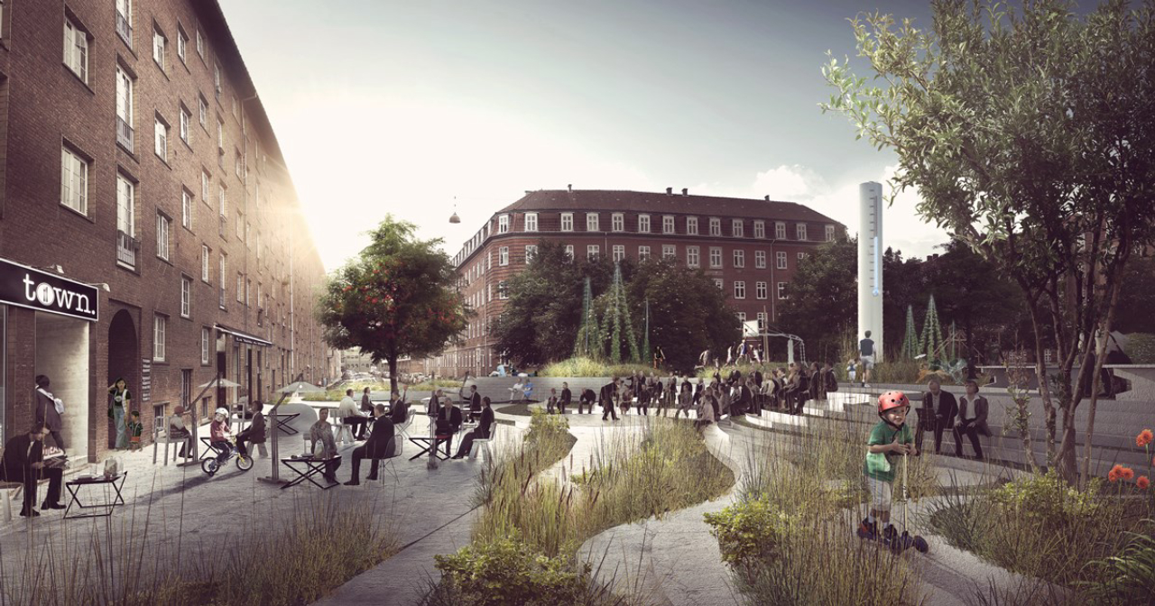 Projeto de bairro ecoeficiente dos arquitetos dinamarqueses  Thomsen e Schrøder, do escritório Tredje Natur, em Copenhague.<br>Fotos: Reprodução. 
