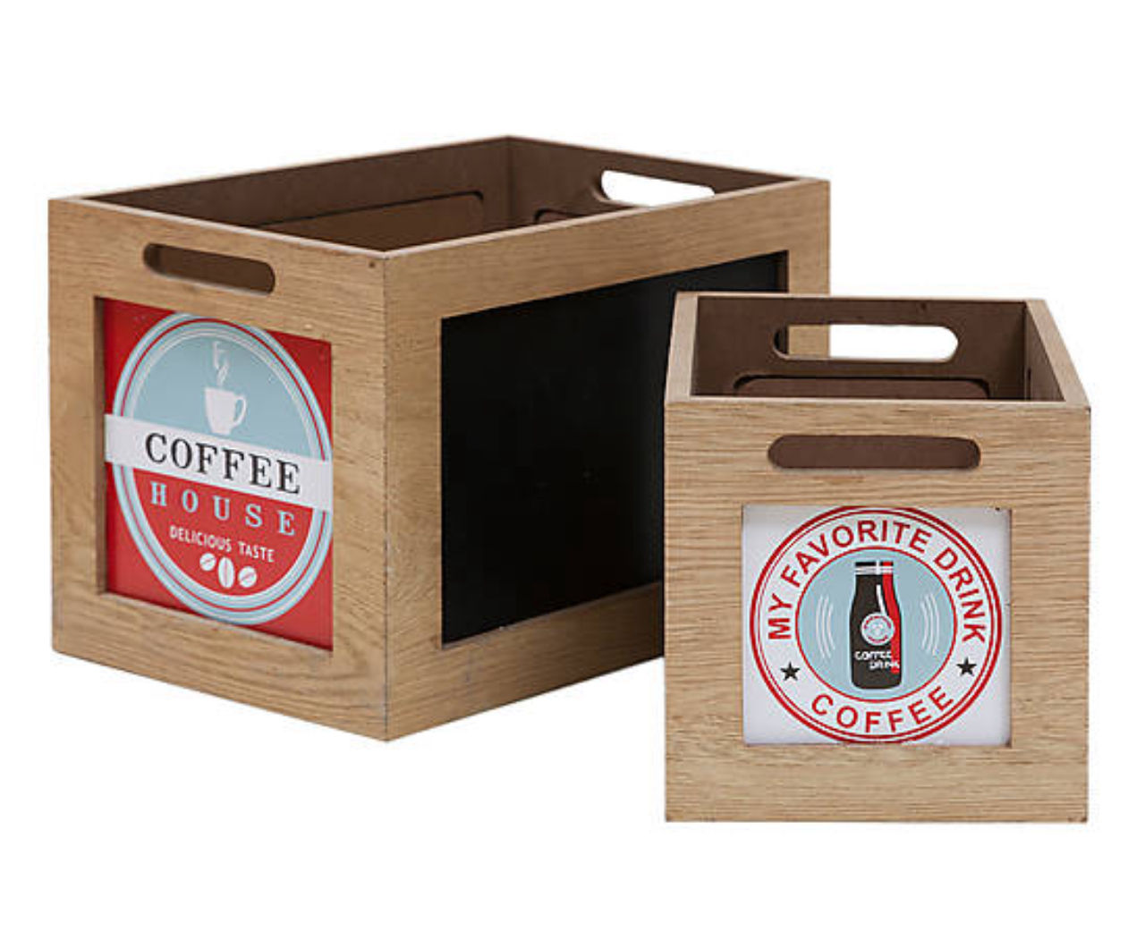 Jogo de Caixas Coffee. Na Westwing, R$ 199,90.<br>
