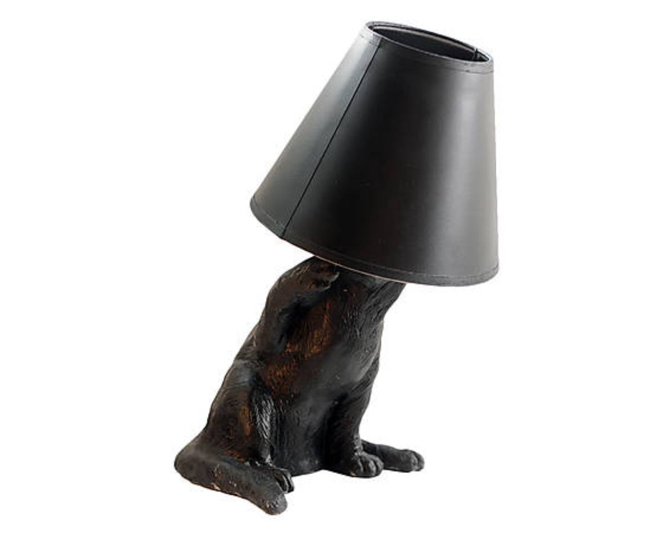 Abajur Cats, em resina, 110V. Na Westwing, R$ 449,90.