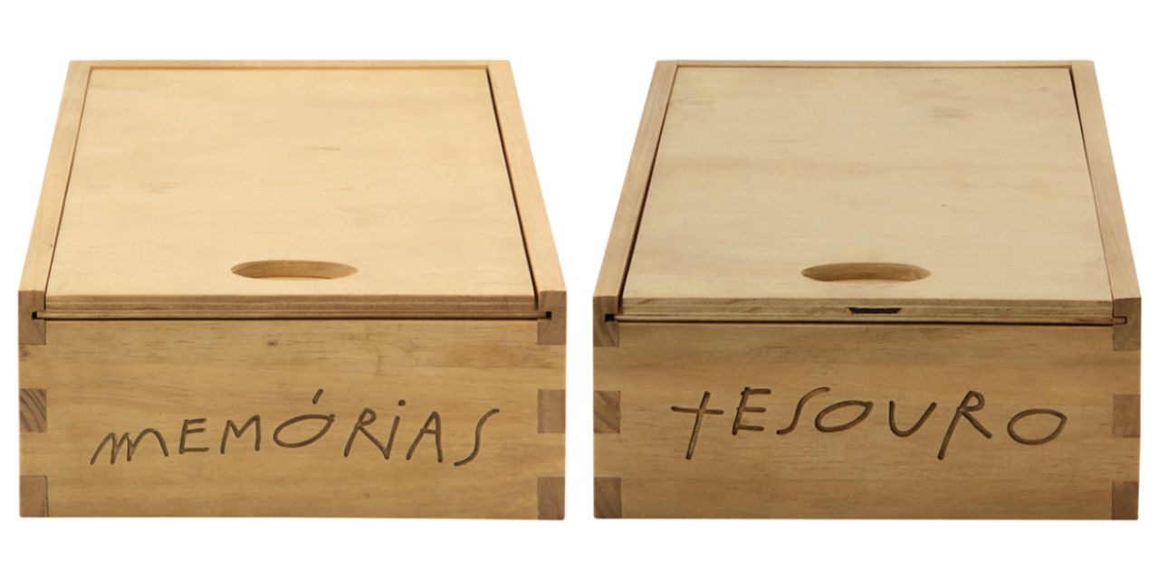 Caixa organizadora Rito. Na Tok&amp;Stok, R$ 245,00 cada.