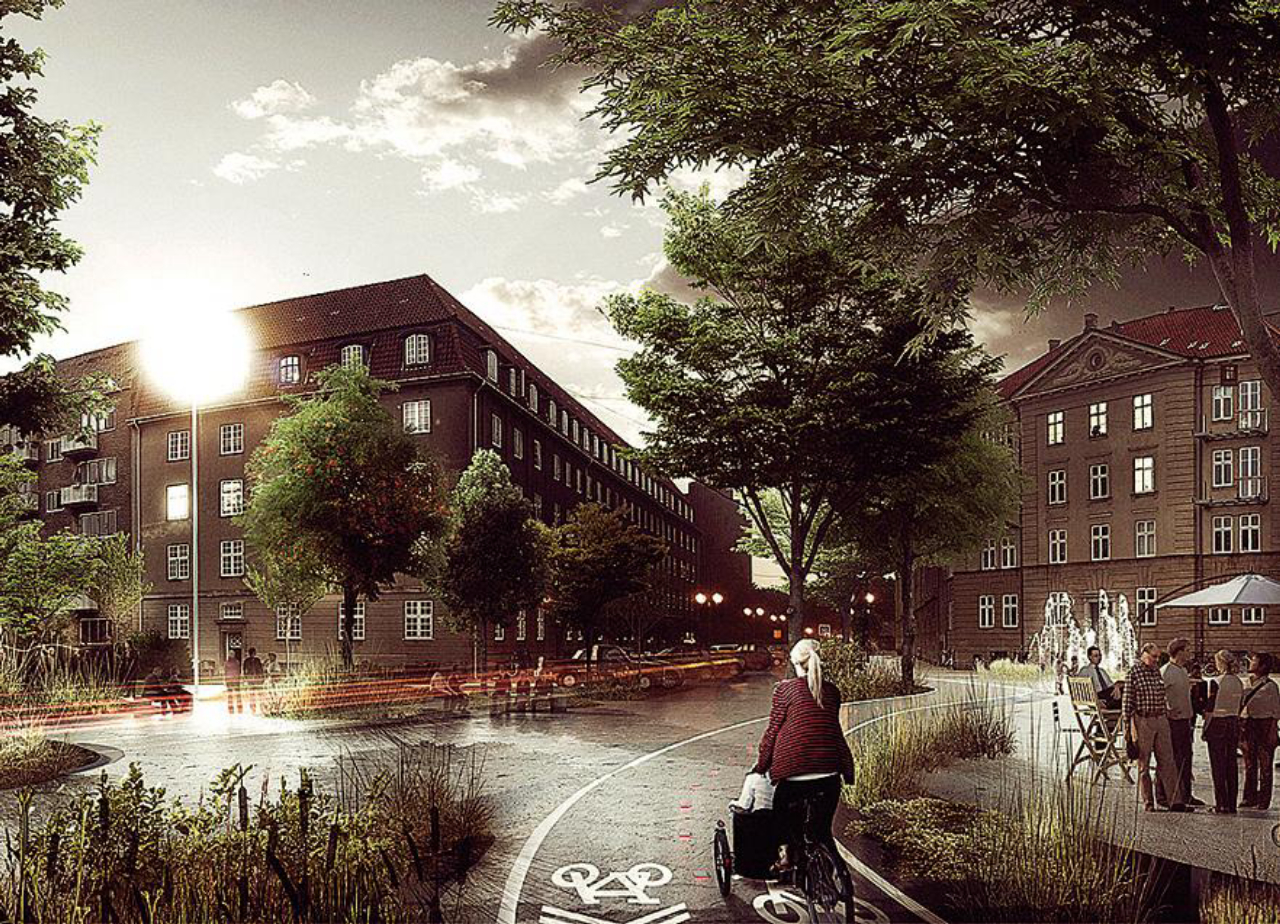 Projeto do escritório Tredje Natur promoverá uma reestruturação urbanística em Copenhague. 