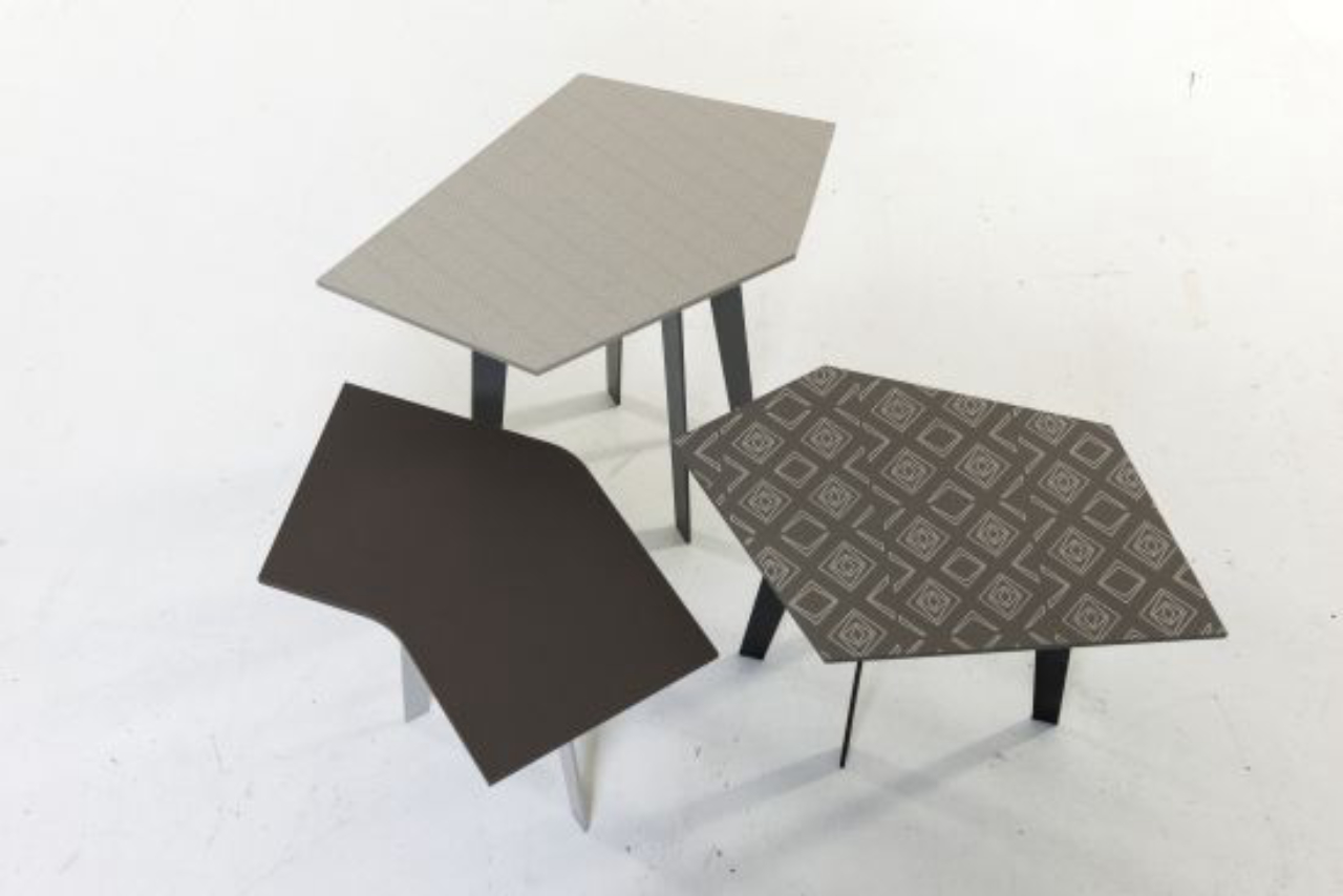 As mesas Arredamenti são as primeiras peças de mobiliário solto da S.C.A. Foto: Guilherme Jordani/Divulgação