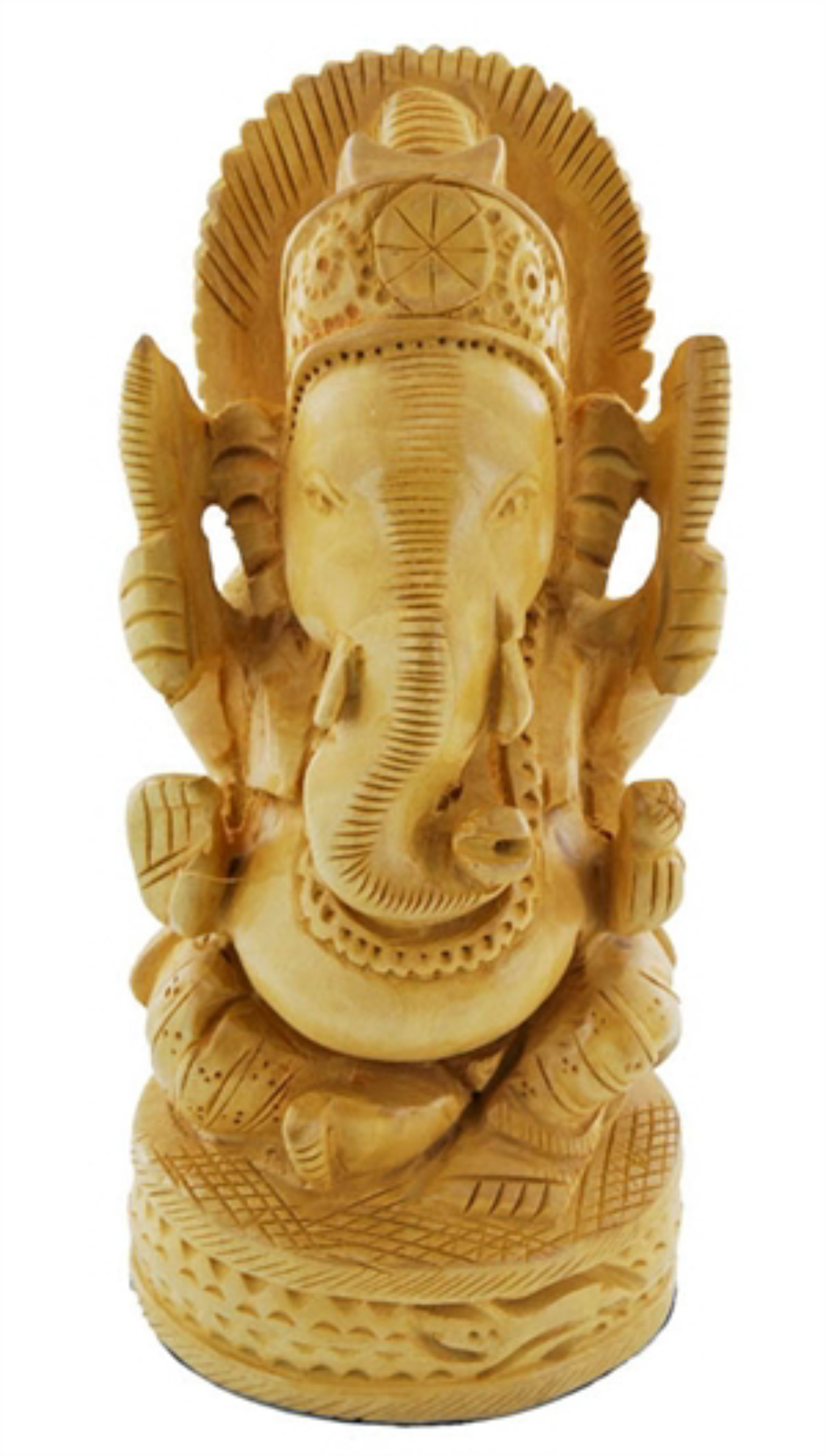 Estátua do deus hindu Ganesh, conhecido como "o Destruidor de Obstáculos". Na Casa da Índia, R$ 44.