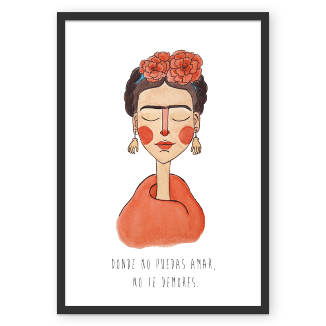 Poster em FineArt, tamanho A3. Por @helloluizaillustrations. R$ 55.