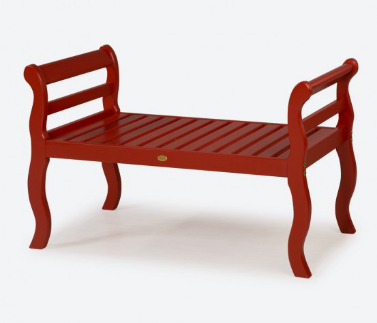 Namoradeira Decor, em madeira de Eucalipto. Na Essência Móveis, R$ 639.