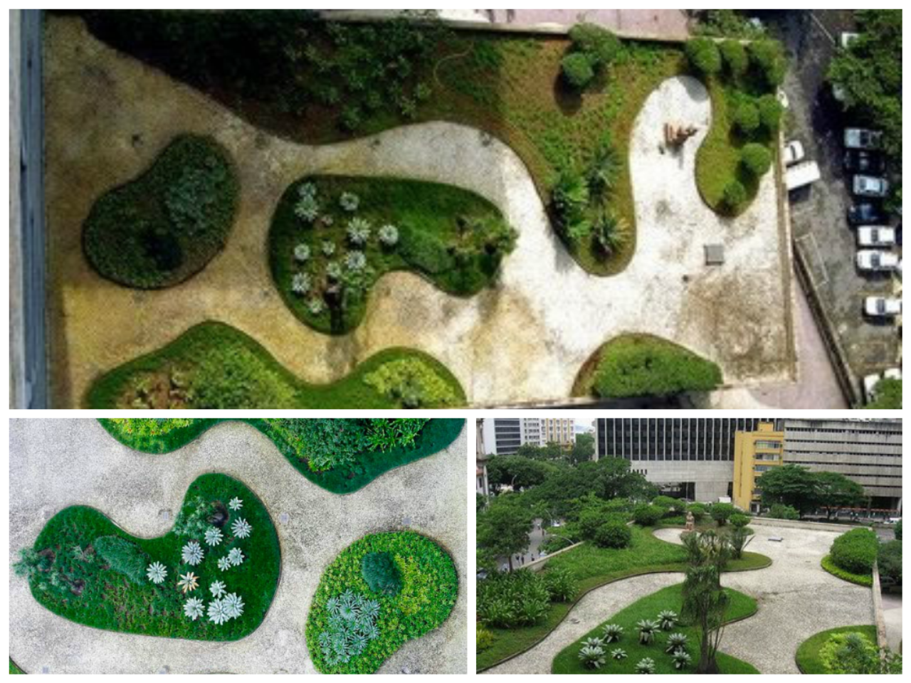 Terraço Jardim do Palácio Gustavo Capanema, projetado por Burle Marx.<br>Imagem: Sustentarqui.com.br