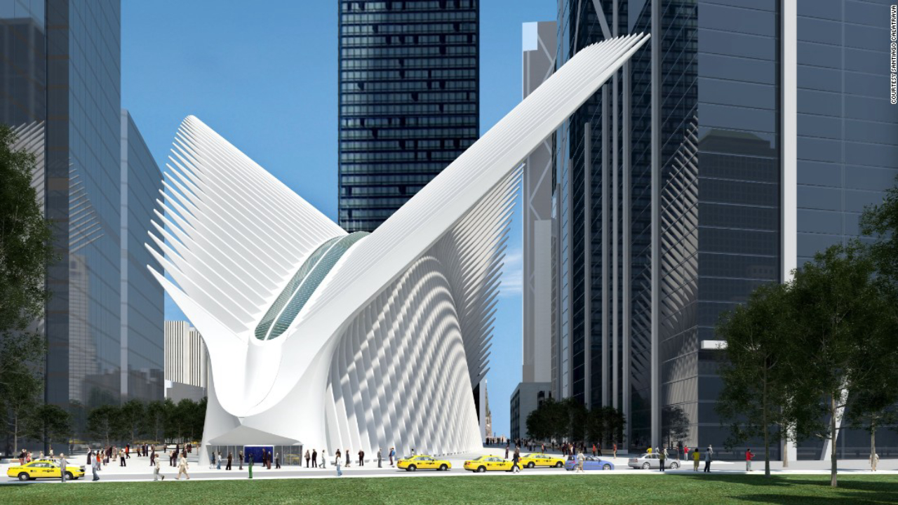 World Trade Center Transportation Hub, em Nova Iorque. Crédito: Divulgação Santiago Calatrava