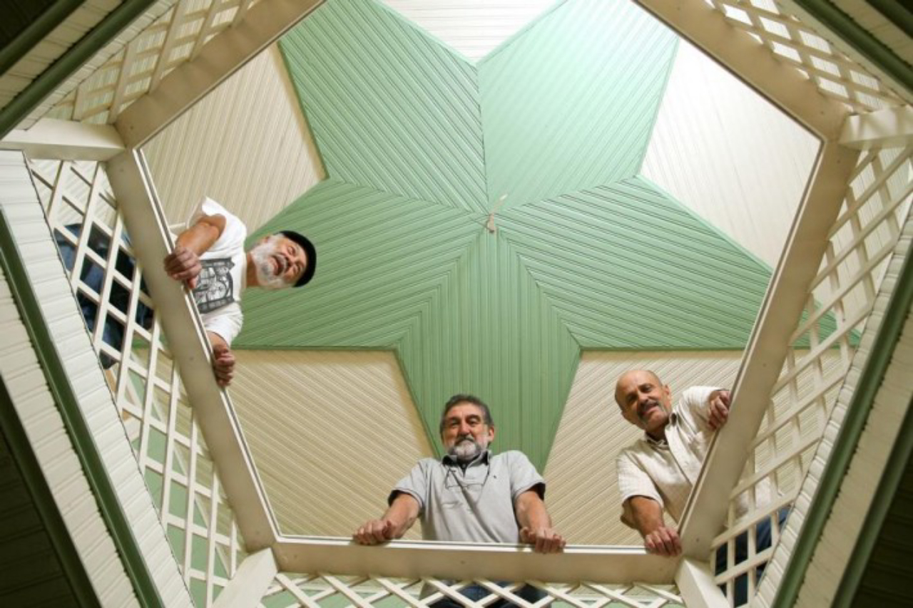 Na foto da reinauguração da casa, em 2013, Key Imaguire Jr., Ivens Fontoura e Claudio Maiolino. Foto: André Rodrigues/Gazeta do Povo.