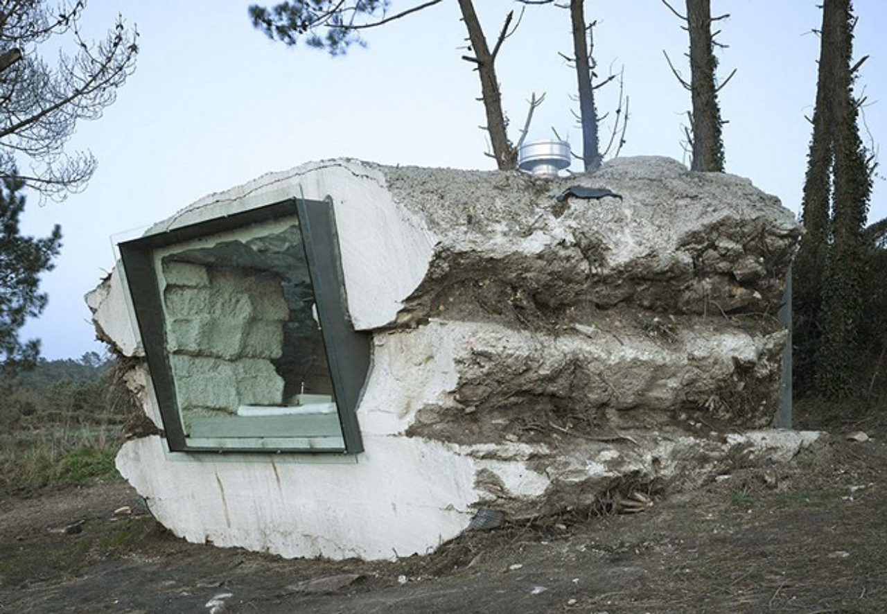 Casa dentro da pedra. Foto: Divulgação