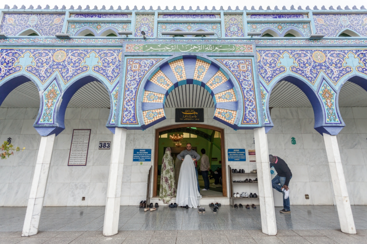 Arquitetura religiosa da Mesquita Imam Ali Ibn Abi Talib. Foto: Fernando Zequinão/Arquivo Gazeta do Povo