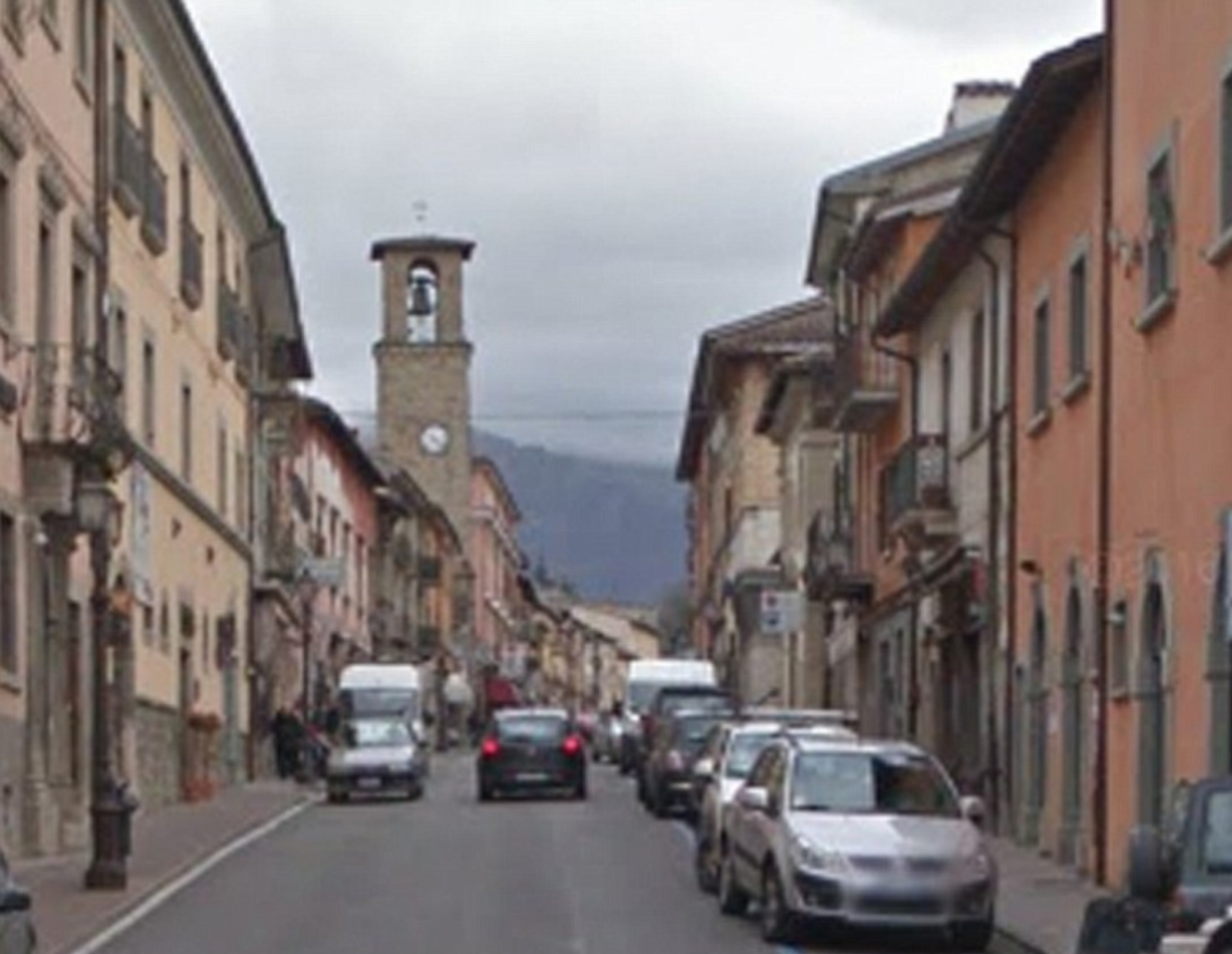 Cidade de Amatrice, na Itália, antes do terremoto.<br>Foto: Reprodução Twitter