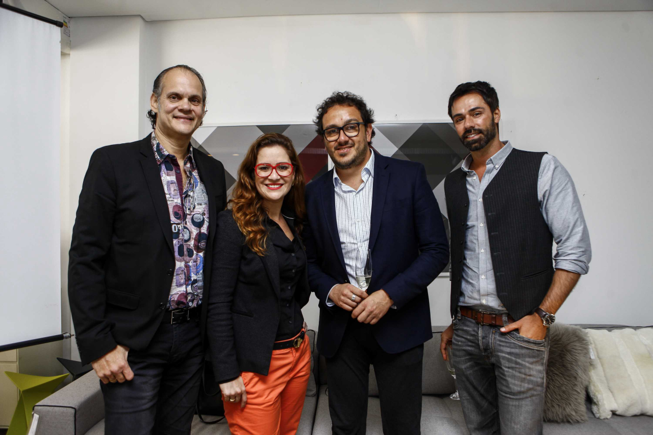 Leoncio Spencer, arquiteta Ana Cristina Ávila, Maurício Lamosa e Jorge Elmor. Fotos: André Rodrigues