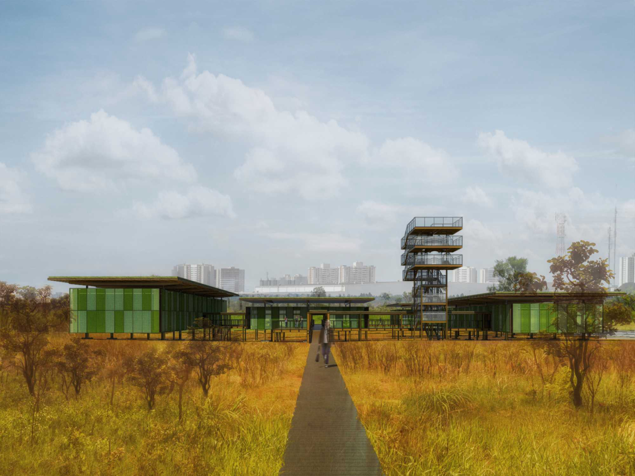 PASIC será construído em campus da UnB, no Gama-DF. (Imagem/Mindlin Loeb + Dotto)