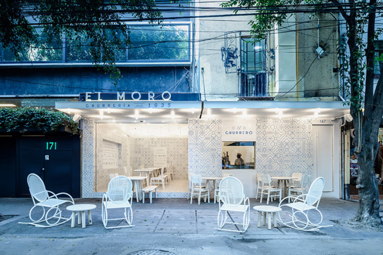 A casa de churros El Moro, no México, foi premiada como melhor projeto de identidade em 2016