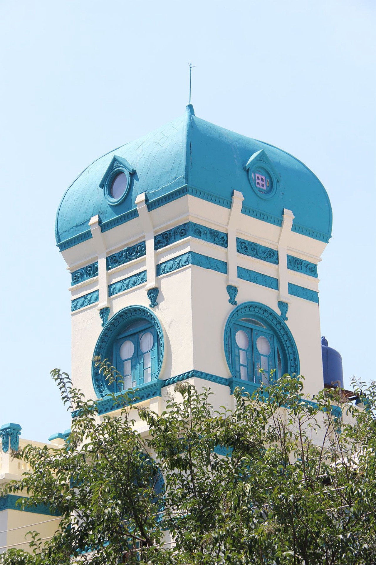 Detalhe da cúpula do prédio.<br>Foto: Divulgação
