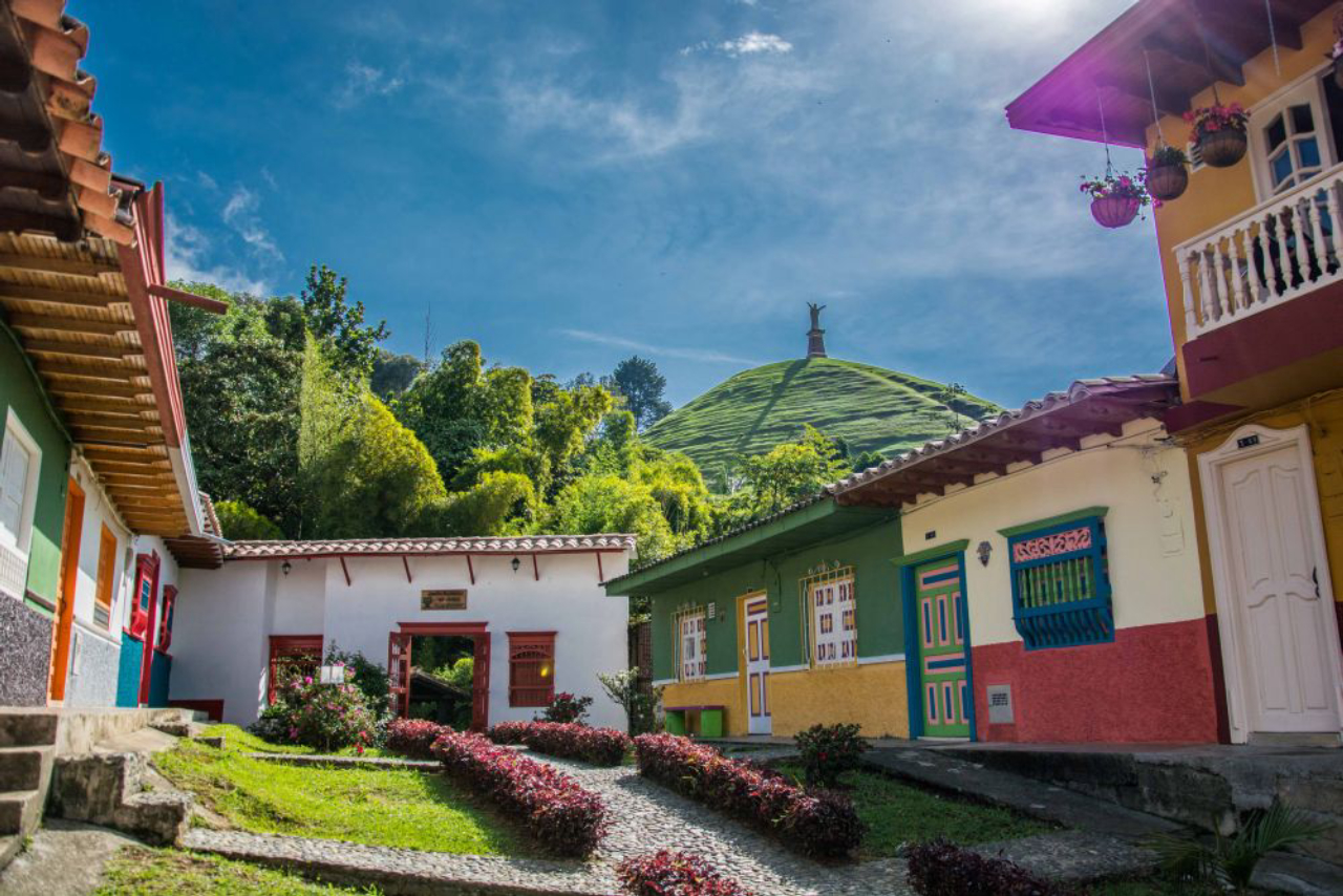 Jericó ficou colorida depois que as comunidades foram incluídas nos processos decisórios do dia a dia. Foto: Alejandro Correa/Divulgação