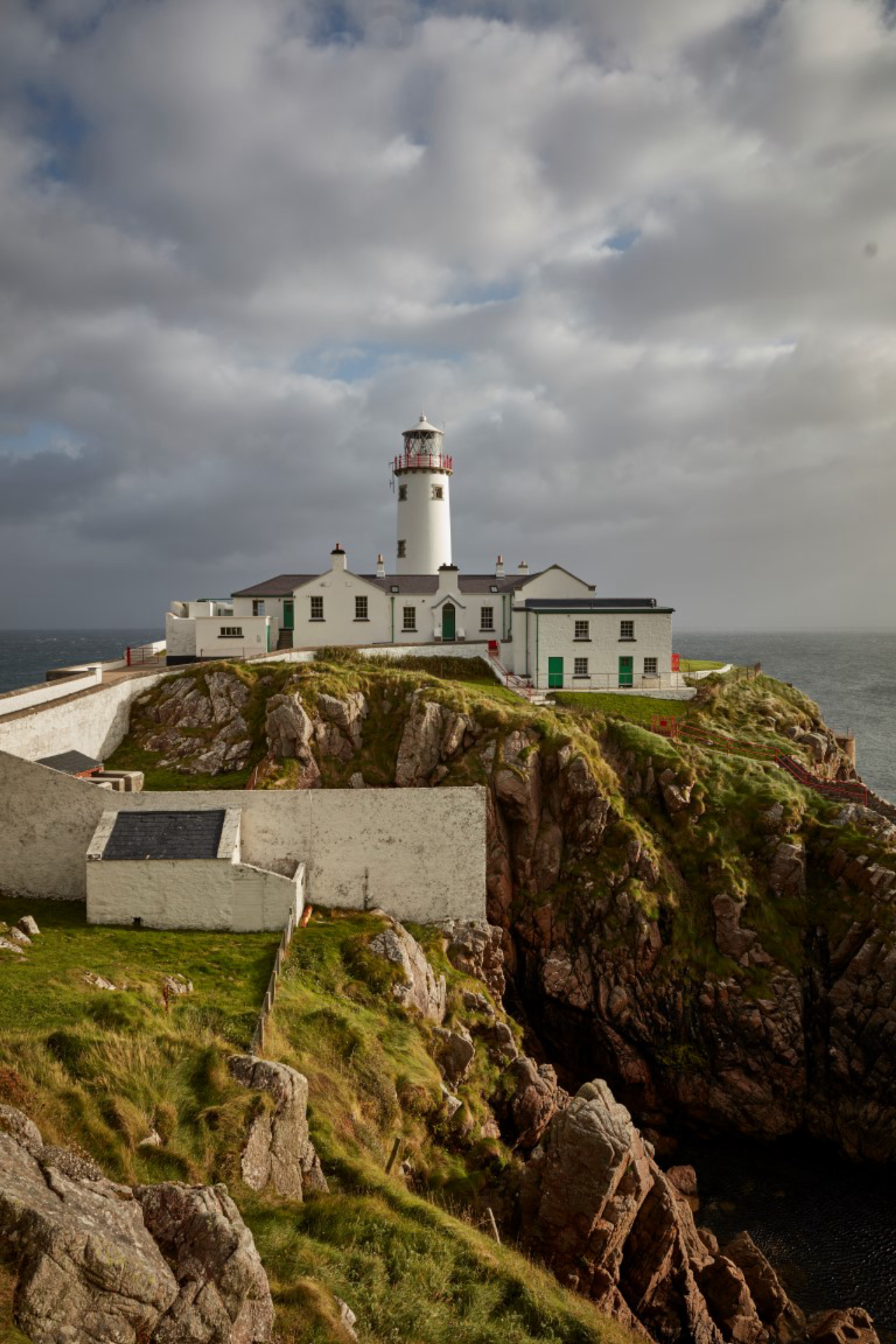 Fanad Head Lighthouse in County Donegal, Ireland, Sept. 27, 2016. Part of the Great Lighthouses of Ireland, a tourism trail introduced in 2015 that highlights 12 exceptional landmarks, the still-operational Fanad Head is one of IrelandÕs most scenic lighthouses, with self-catering apartments in former keepersÕ quarters. (Andy Haslam/The New York Times)