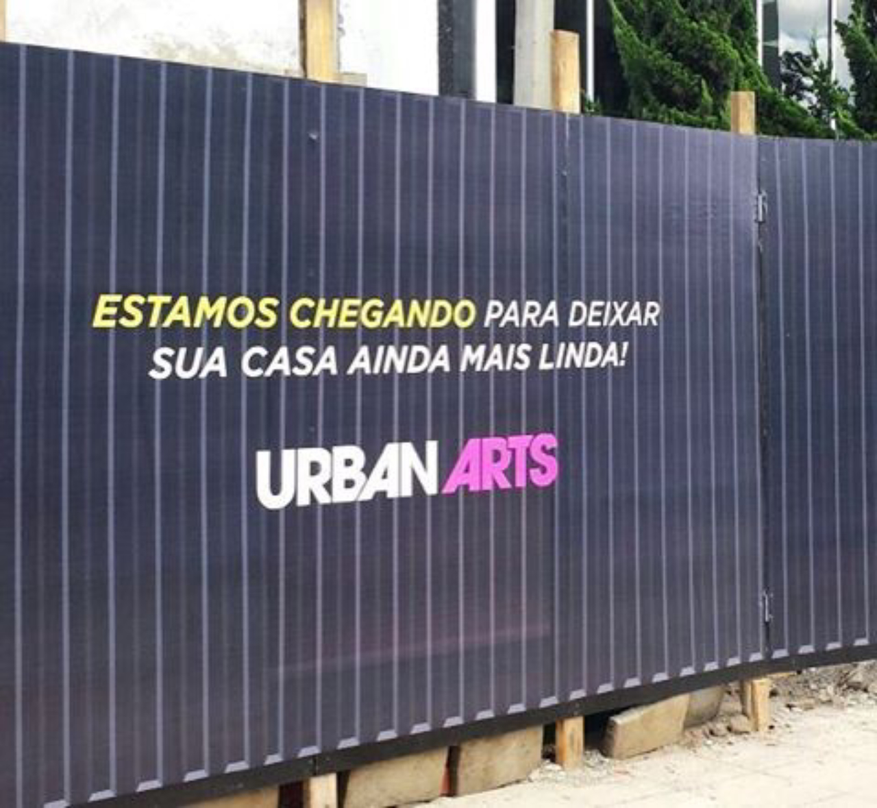 Ponto onde ficará a galeria está em obras. A loja será na Alameda Doutor Carlos de Carvalho.<br>Foto: Reprodução Instagram. 