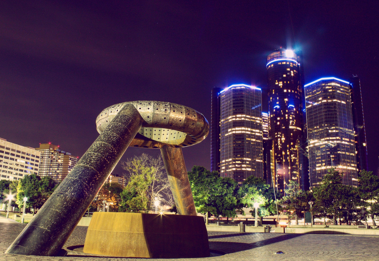 Depois de pedir falência, em 2013, a maior cidade industrial dos Estados Unidos precisou encontrar caminhos para se reerguer. O design é um desses caminhos e parece estar funcionando para Detroit. Foto: Pixabay