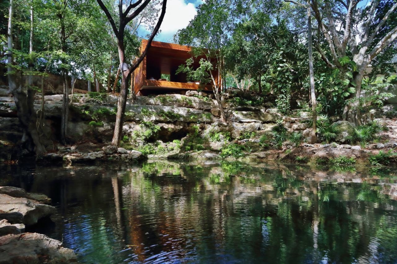 O hotel está no meio de uma floresta maia, a apenas 25 km da cidade histórica de Mérida. Foto: Divulgação