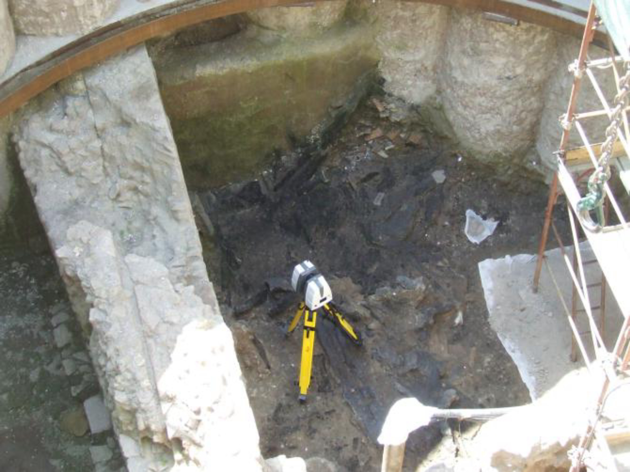 A descoberta foi feita durante escavações para a linha C do metrô de Roma. Foto: Reprodução