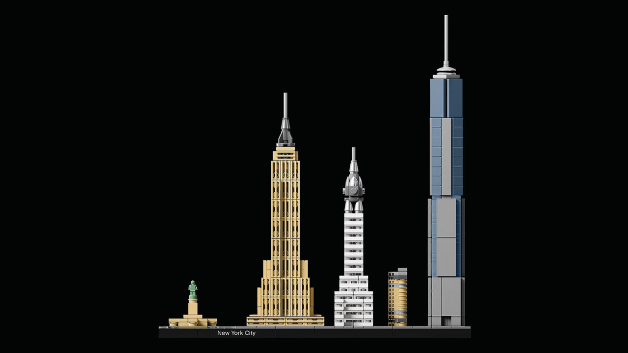 Skyline de Nova Iorque. Foto: Divulgação/Lego