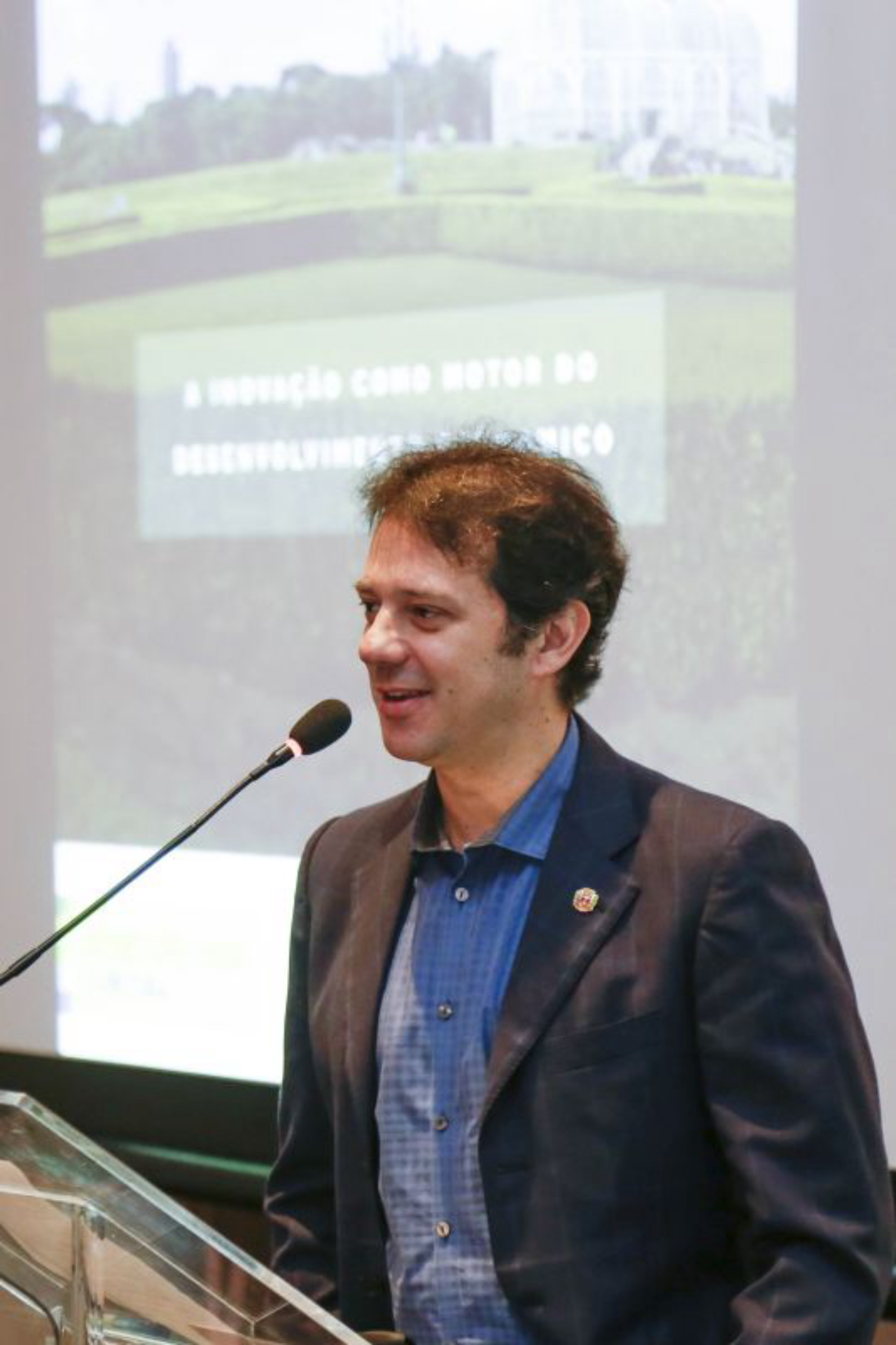 Frederico Lacerda, presidente da Agência Curitiba de Desenvolvimento e Inovação, acredita que Curitiba é referência em inovação no Brasil. Foto: Pedro Ribas/SMCS/Divulgação