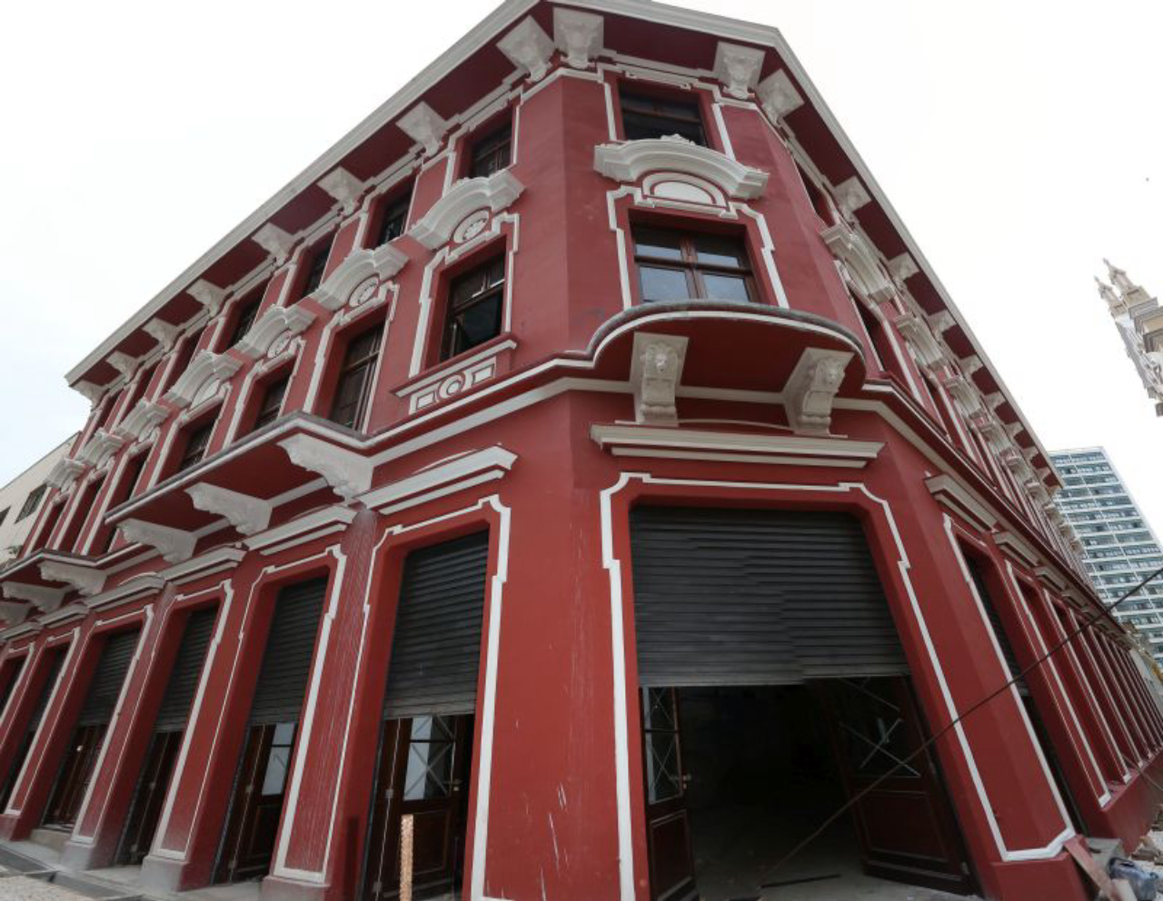 Casa Hauer, sede da antiga Ferragens Hauer, é um dos imóveis cadastrados como de Interesse de Preservação na cidade. Foto: Ivonaldo Alexandre/Gazeta do Povo