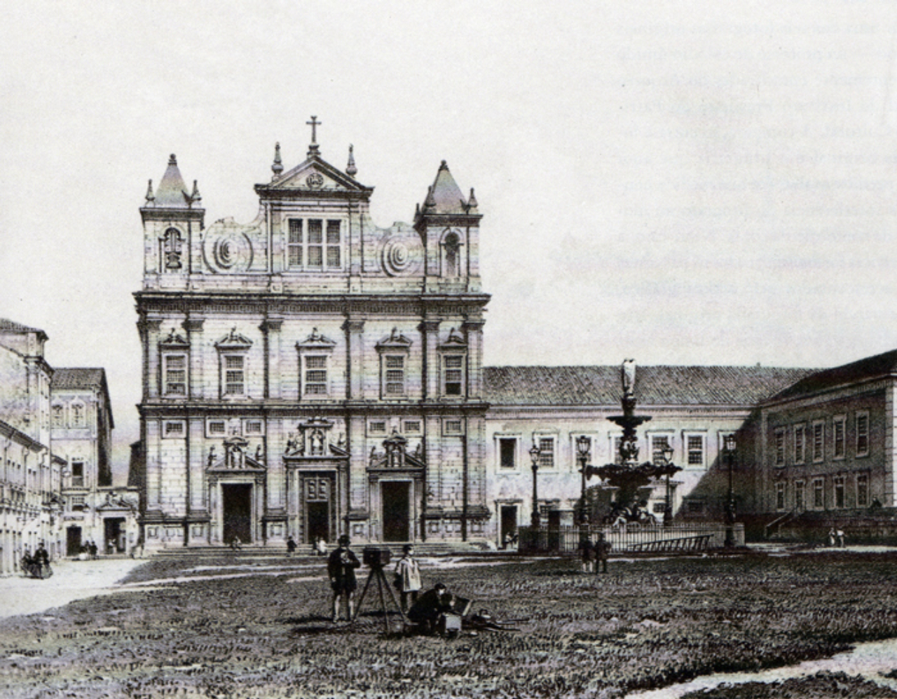 Antigo colégio dos jesuítas, em Salvador, onde era produzida a Triaga Brasilica. Foto: Reprodução/Frond, Benoist