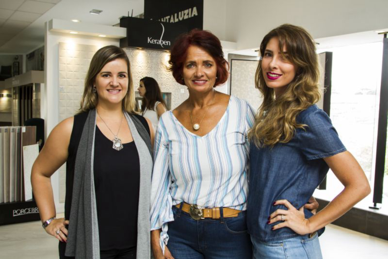Marina Canhadas, Berenice Veiga Ribeiro e Arianne Ribeiro