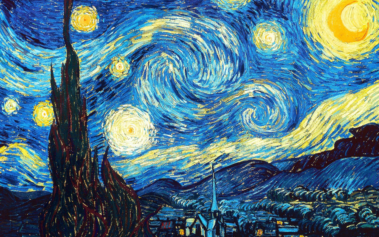 Noite estrelada, um dos quadros mais icônicos do pintor Van Gogh. Foto: reprodução