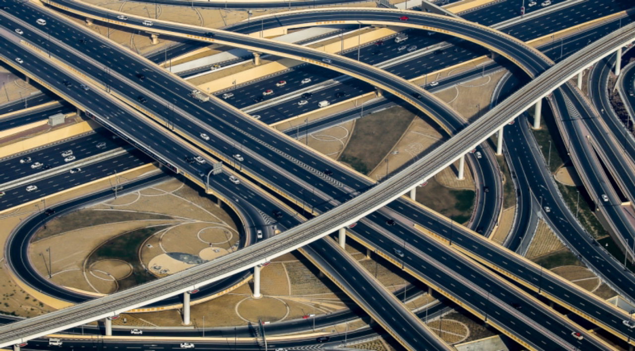 Crisscross Pattern-Dubai, por Xinghui Ma, destaque categoria Urbana