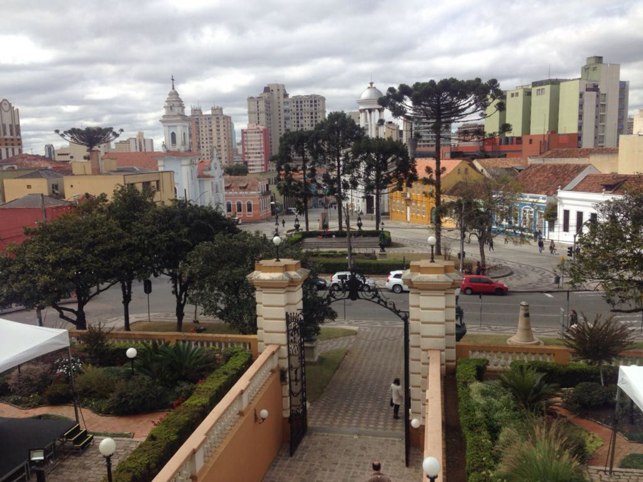 Do balcão é possível ver parte da cidade. Foto: Priscila Bueno/ Gazeta do Povo