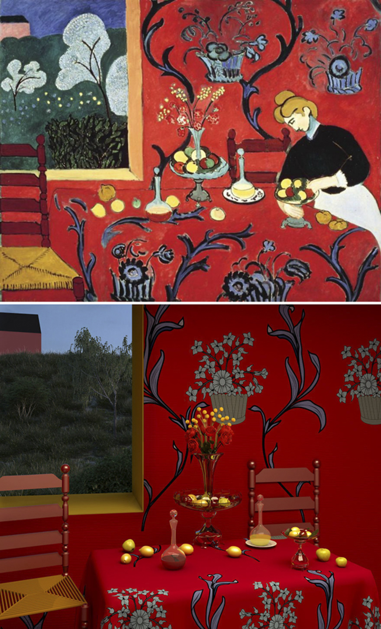 "The Dessert: Harmony in Red", Henri Matisse, 1908