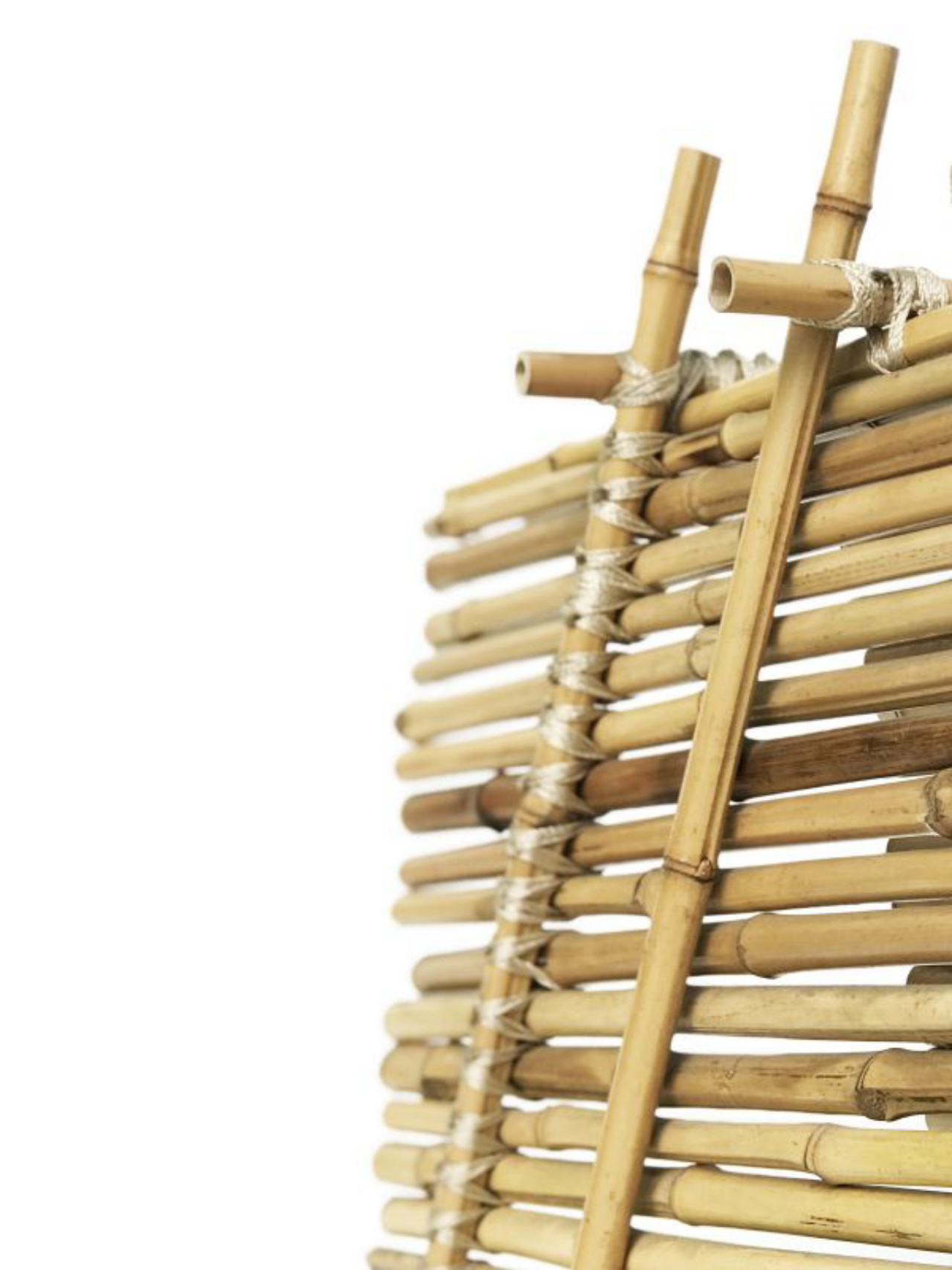 Uma das peças que será exposta na mostra traz o bambu como base. Foto: Divulgação